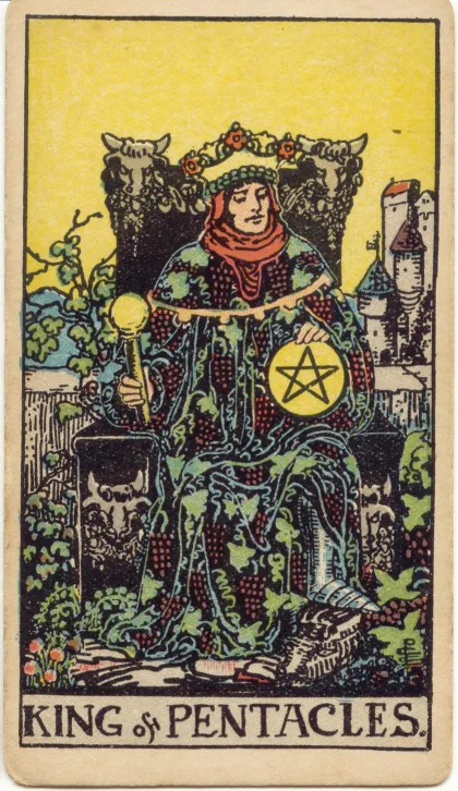 King of Pentacles — The 1909 London Deck