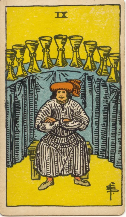 Nine of Cups — The 1909 London Deck